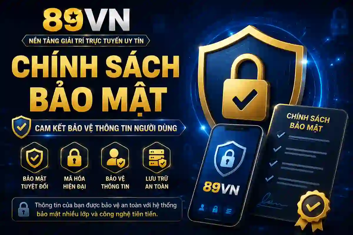 Chính sách bảo mật và an toàn thông tin tại 89VN