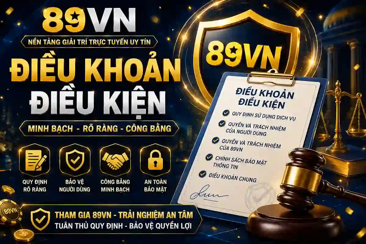 Điều khoản điều kiện sử dụng dịch vụ tại 89VN