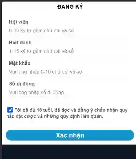 Hướng dẫn đăng ký tài khoản 89VN nhanh chóng